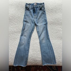 Mother The Insider Crop Step Fray, Size 24